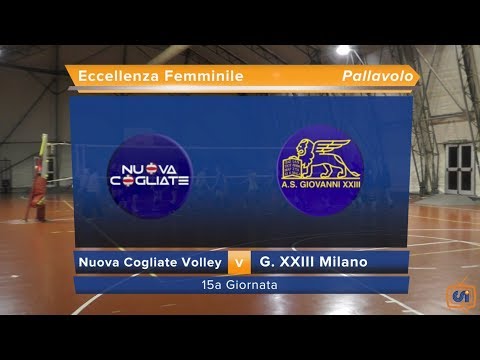Sintesi Nuova Cogliate Volley - G.  XXIII Milano