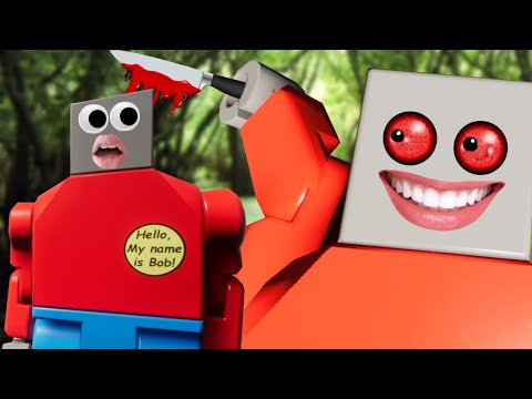 I Found The Lego Slasher Hiding in a Swamp?! (Brick Rigs Multiplayer Gameplay Roleplay)