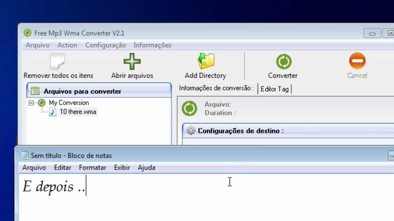 Como Converter Musicas WMA para MP3 - 2013