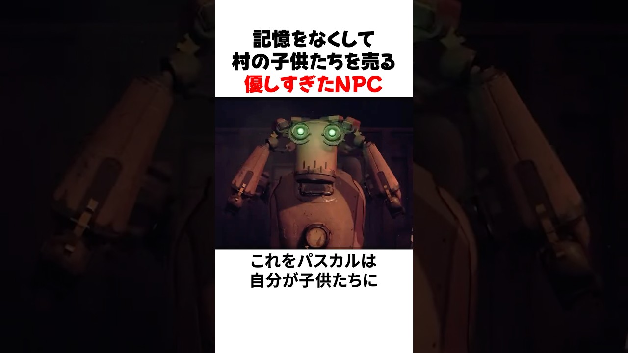 記憶をなくして村の子供たちを売る優しすぎたNPC