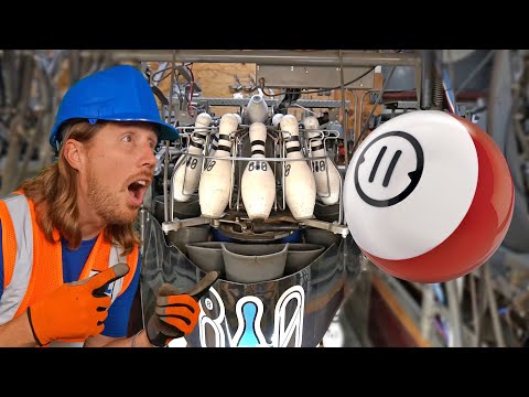 Behind the Scenes of a Bowling Alley | Bowling Alley Pinsetter - Kingdom Kids Zone, Sing With Me - Handyman Hal - Music for Kids
