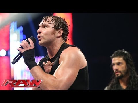 Dean Ambrose & Roman Reigns address Seth Rollins' betrayal: Raw, June 9, 2014