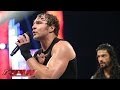 Dean Ambrose Roman Reigns Address Seth Rollins Betrayal Raw June 9 2014