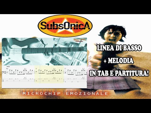 Subsonica - Discolabirinto COVER AL BASSO (con TAB e PARTITURA)