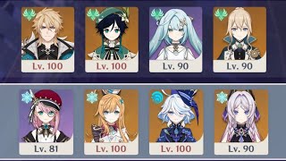 【原神】Ver.Luna V 螺旋12層 風元素アタッカーファルカ＆デスシャッターシャルロットで星9攻略【Genshin Impact】