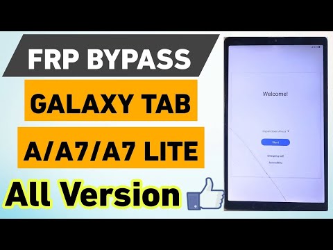 FRP BYPASS Samsung Galaxy Tab A/A7/A7 lite WITHOUT PC 🔥New Method🔥