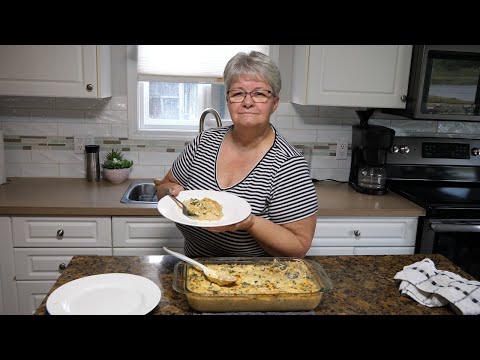 Creamy Chicken Orzo Bake