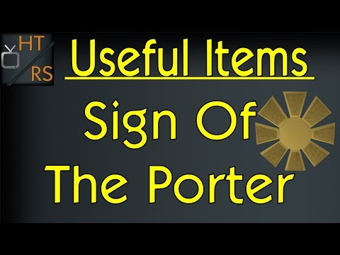 Runescape 3: Useful Items: Sign Of The Porter P2P (Easy Banking)