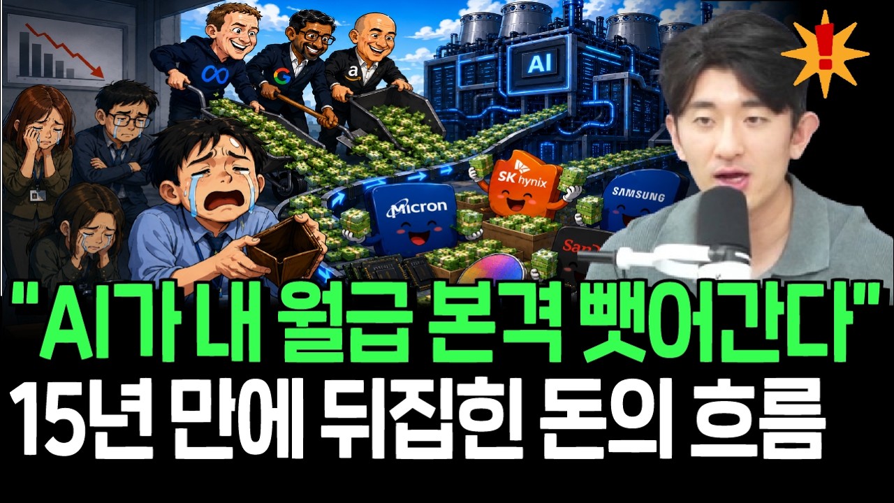 월급 인상 대신 AI에 본격 돈 퍼붓는다, 거대한 돈 흐름 변화의 수혜주들