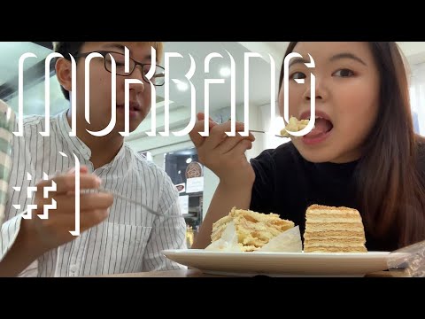 Adventures of Dorcky: [MOKBANG 먹방] Russian Cakes in Dongdaemun