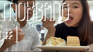 Adventures of Dorcky: [MOKBANG 먹방] Russian Cakes in Dongdaemun