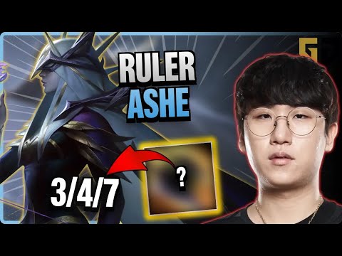 GEN Ruler BOTTOM Ashe vs Ezreal | 15.4