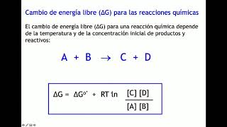 Termodinámica - Biología Celular y Tisular