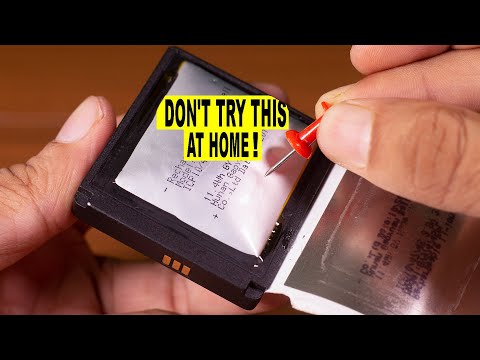 How I Repair Swollen Battery in a minute - DONT TRY AT HOME.