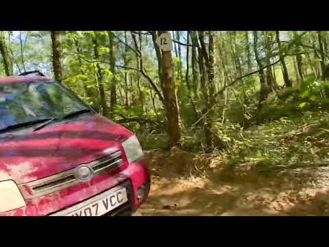 Suzuki Jimny and Fiat 4x4 Panda off road at Slindon 4x4 Safari John Morgan