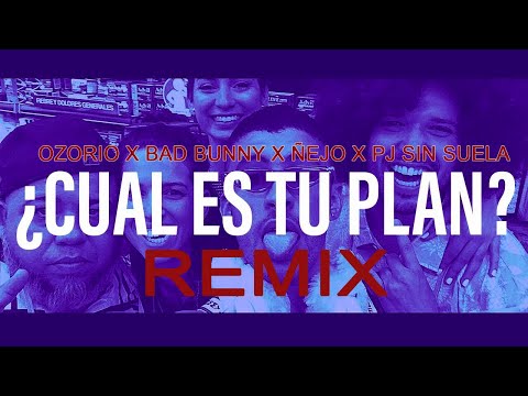 Cual Es Tu Plan - Bad Bunny X Ozzon X PJ Sin Suela X Ñejo (Video Lyric)