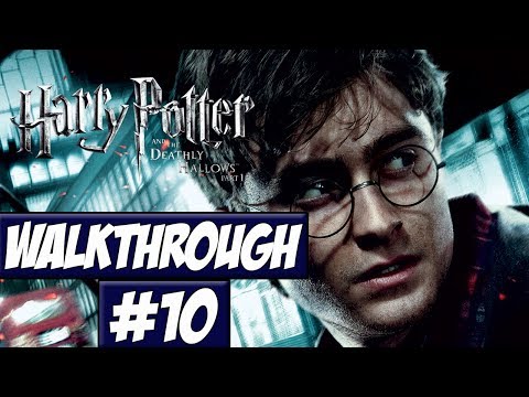 Harry Potter And The Deathly Hallows Part 1 - Walkthrough Ep.10 w/Angel - Too Many Death Eaters!