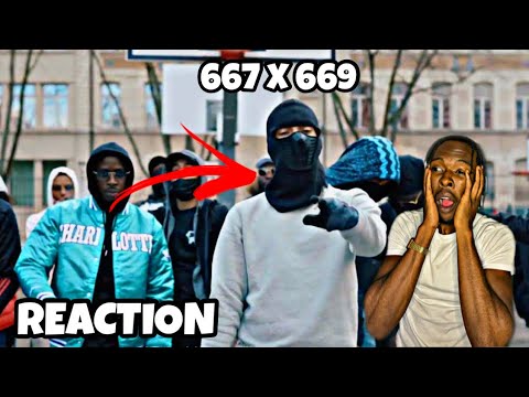 AMERICAN REACTS TO FRECH DRILL RAP! 667 - 669 Part. 2 feat. Lyonzon WITH ENGLISH SUBTITLES REACTION