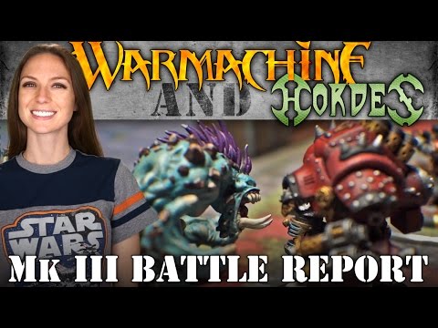 WarGamerGirl #27 Khador v Trolls WarmaHordes 50pt Battle Report