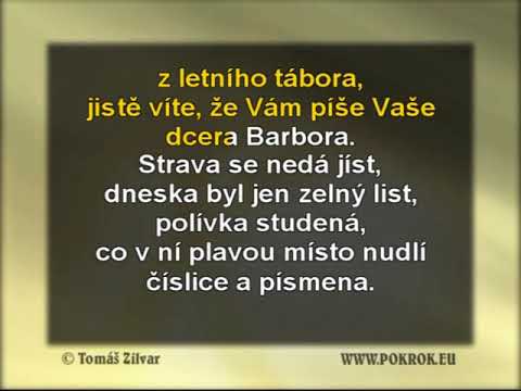 Barbora píše z tábora - Jaroslav Uhlíř, Z. Svěrák, ukázka Karaoke, instrumental z www.svetkaraoke.cz