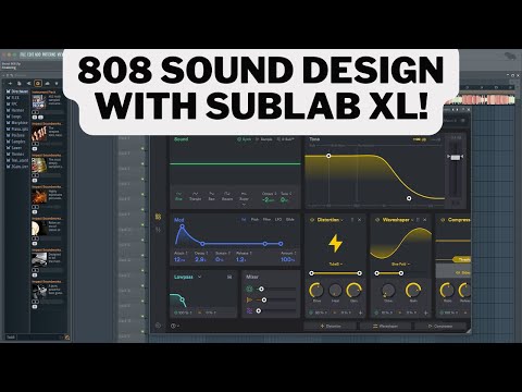808 Day 2024 - Sound Design the 808 in my beat “Beast” with SubLab XL