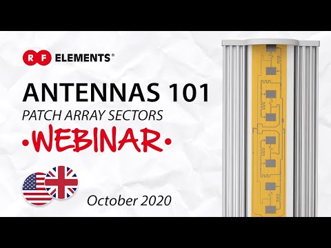 扇形天線 101 - 補丁陣列 (Sector Antennas 101 - Patch Arrays)