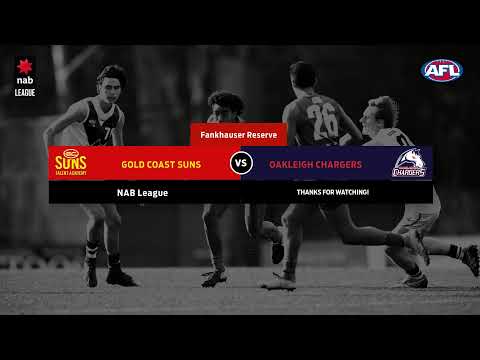 NAB LEAGUE 2019: Round 4 - Suns Academy v Oakleigh (Full Game)