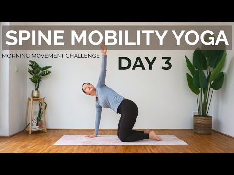 Day 3 – 10 Min Morning Yoga for Spine Mobility | Gentle Back Stretch
