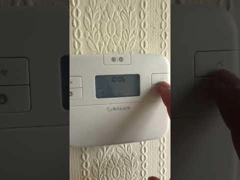 Setting up programming Salus thermostat RT510TX
