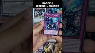 Opening Blazing Dominion #yugioh #yugiohcommunity #yugiohcards #yugiohopening #packopening