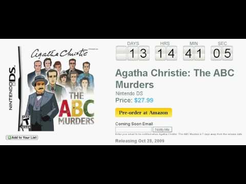 Agatha Christie : The ABC Murders Nintendo DS