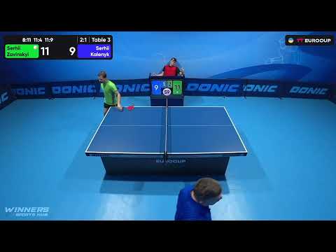 16:45 Serhii Zavinskyi - Serhii Kalenyk 05.08.2023 TT Euro.Cup Ukraine Master. Table 3