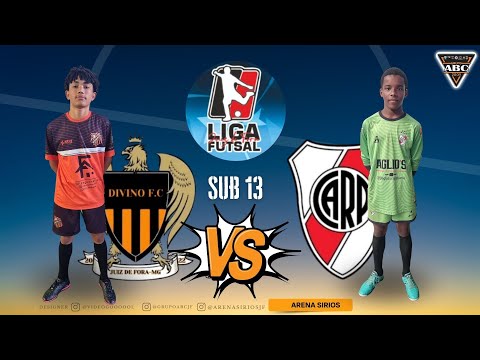 COPA LIGA DE FUTSAL JF 2025 - DIVINO vs RIVER - SUB 13