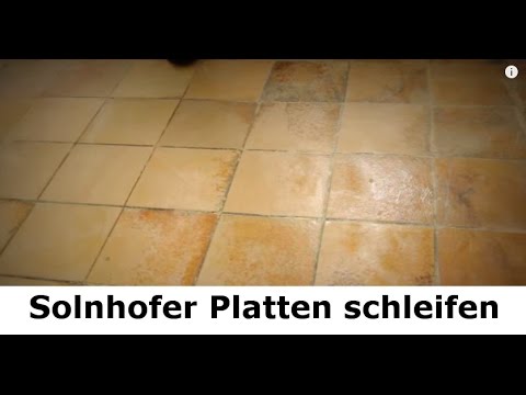 ✅✅ Solnhofer Platten - Marmorboden reinigen, schleifen, polieren und aufarbeiten - Steindoktor ✅✅