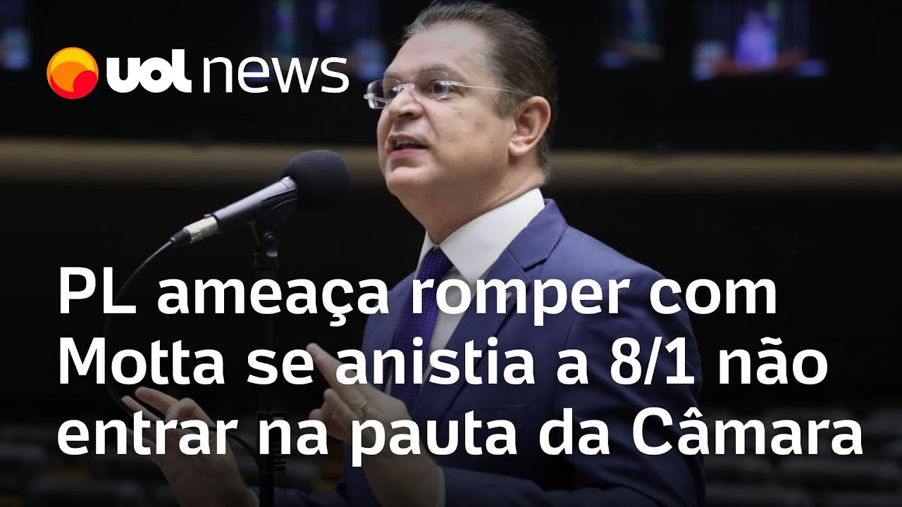 PL ameaça romper com Motta se anistia a 8 de Janeiro não entrar na pauta da Câmara