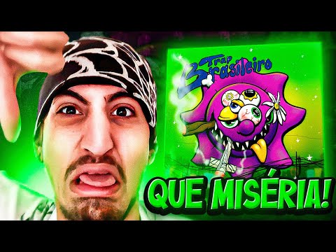 GRINGO DE BOSTA REACTS | DEREK - TRAP BRASILEIRO
