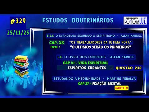 #329 ESTUDOS DOUTRINARIOS em 25/11/25