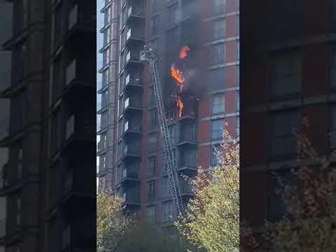 Fire Breaks Out at London Apartment Block With 'Grenfell-Like' Cladding