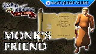 Monk's Friend Quest | OSRS Quality Quick Guide [2023]