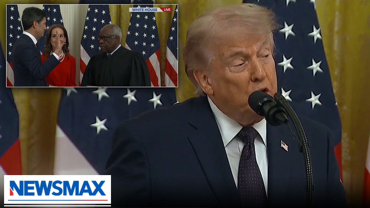 BREAKING: Trump speaks, Thomas swears-in Kevin Warsh as Federal Reserve Chair