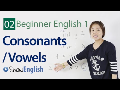 English Consonants + Vowels
