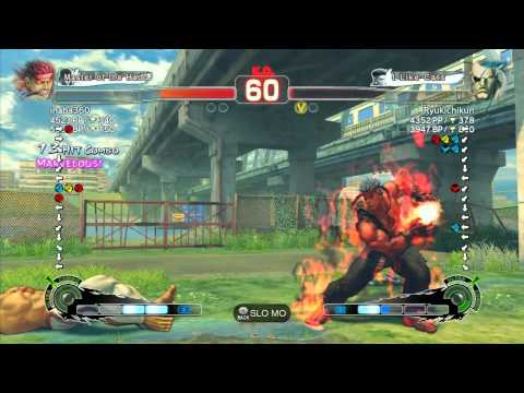 inaba360 (Evil Ryu) vs Ryukichikun (Sagat) - SSF4 Arcade Edition Xbox Live Ranked Match