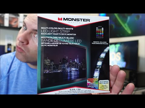Monster Basics Multi-white LED Light Strip Review