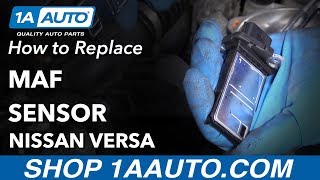How to Replace Mass Air Flow Sensor 12-19 Nissan Versa