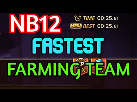 SUMMONERS WAR / FASTEST NB12 FARMING TEAM? CRAZY FAST AND RELIABLE