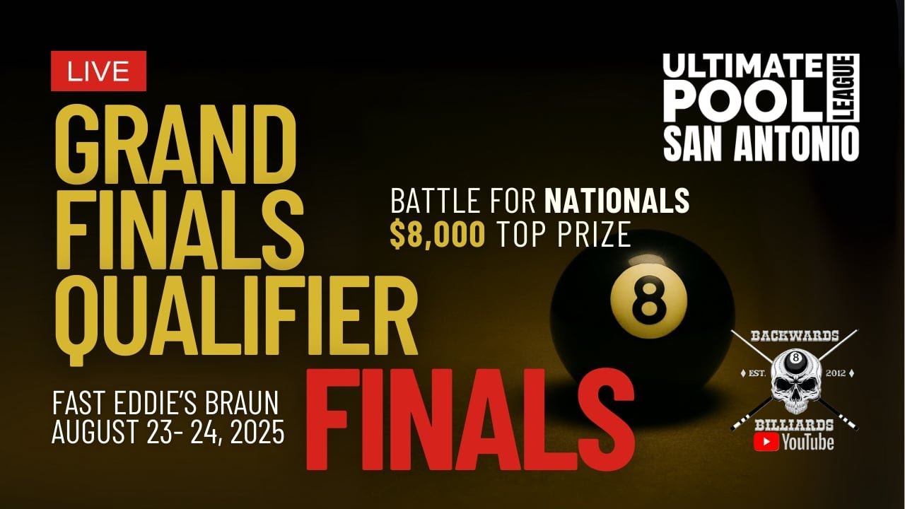 Day 2: Grand Finals Qualifier Ultimate Pool League San Antonio / Live from Fast Eddies Braun