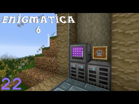 Enigmatica 6 - Ep. 22 - Wireless Storage & Fluid Storage w/ Refined Storage!
