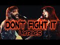 Steve Perry Kenny Loggins Don T Fight It LYRICS VIDEO