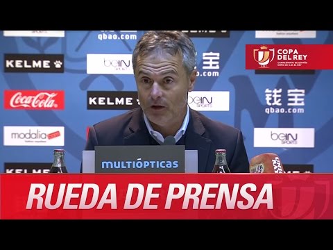 Rueda de prensa de Fran Escribá tras el Rayo Vallecano (2-0) Getafe CF