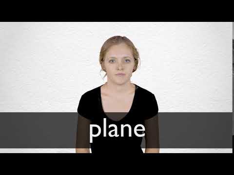 How to pronounce PLANE in British English